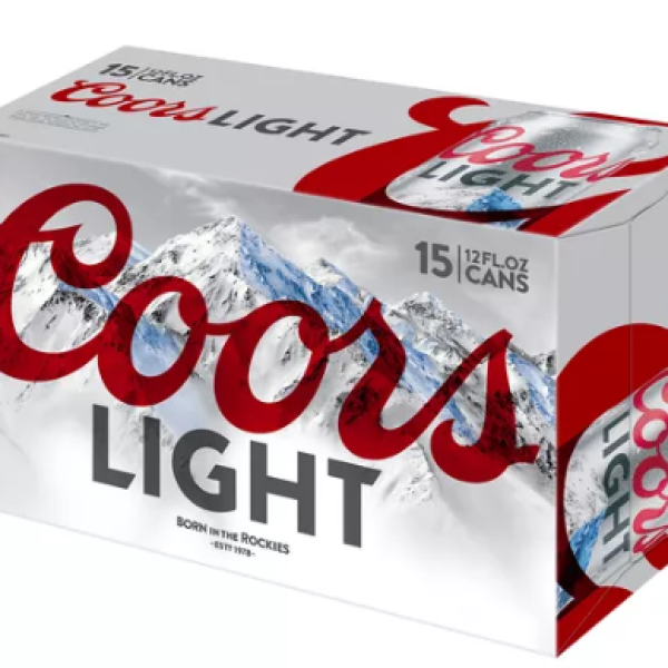 COORS LIGHT 15 CANS