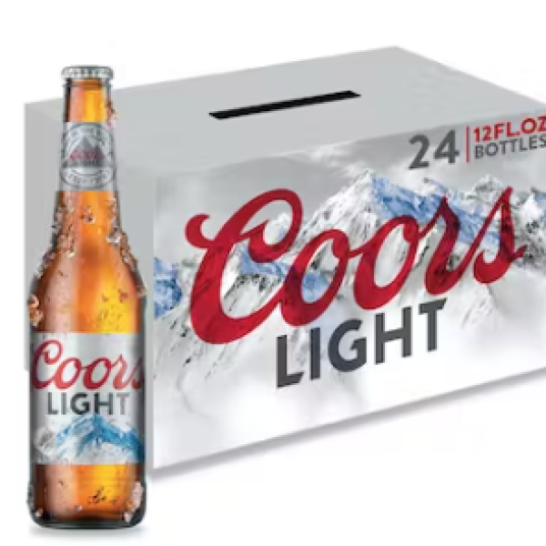 COORS LIGHT 24 BOTTLES