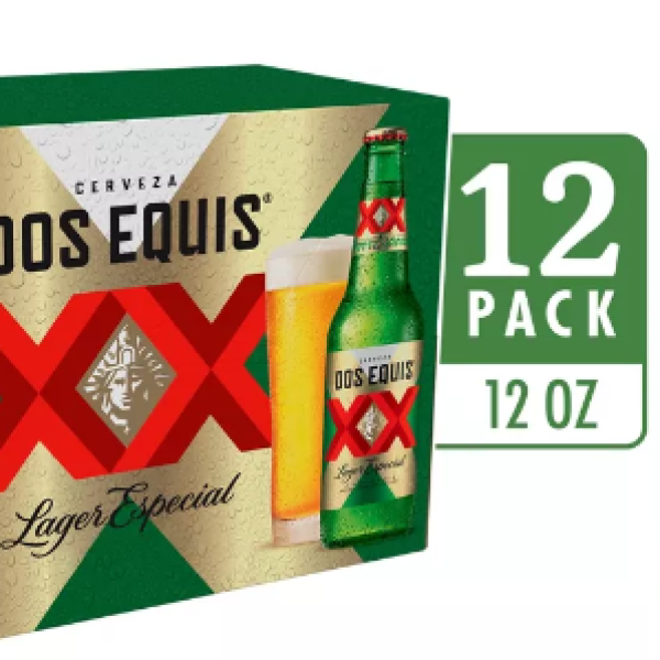 DOS EQUIS LAGER 12 BOTTLES