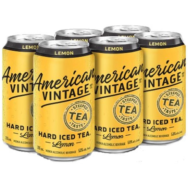 AMERICAN HARD ICED TEA LEMON 6 CANS