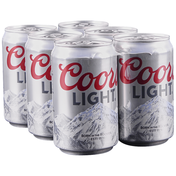 COORS LIGHT 8 CANS