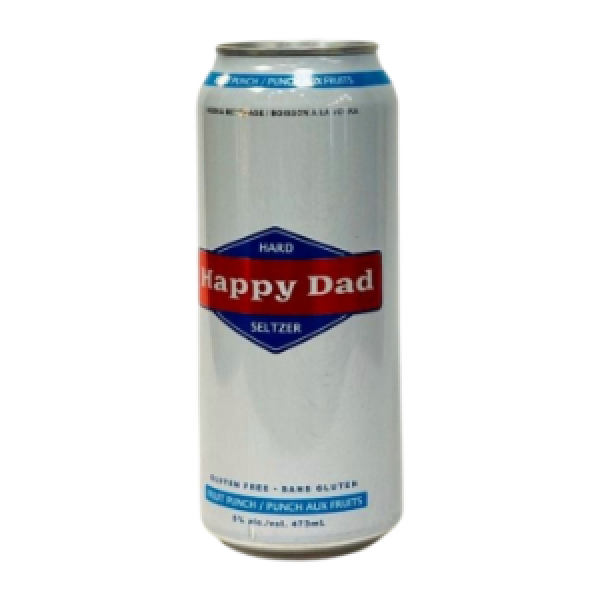 HAPPY DAD HARD SELTZER FRUIT PUNCH 473 ML