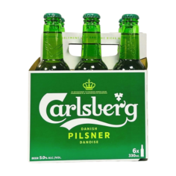 CARLSBERG PILSNER 6 BOTTLES
