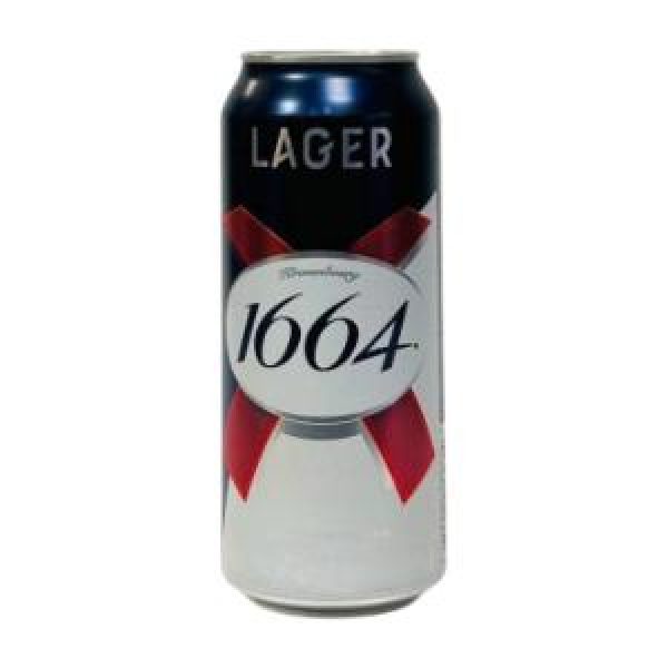 KRONENBOURGH 1664 LAGER 4 CANS