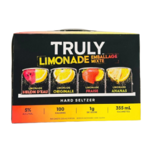 TRULY LEMONADE VARIETY PACK 12 CANS