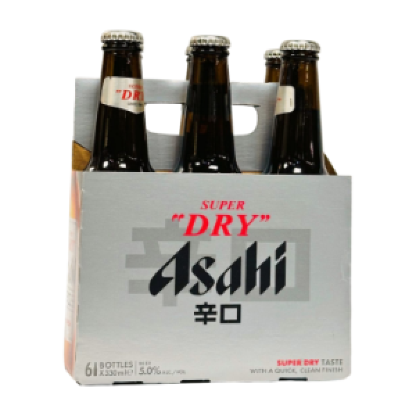 ASAHI SUPER DRY 6 BOTTLES