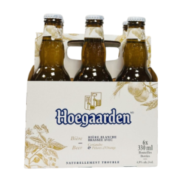 HOEGAARDEN 6 BOTTLES