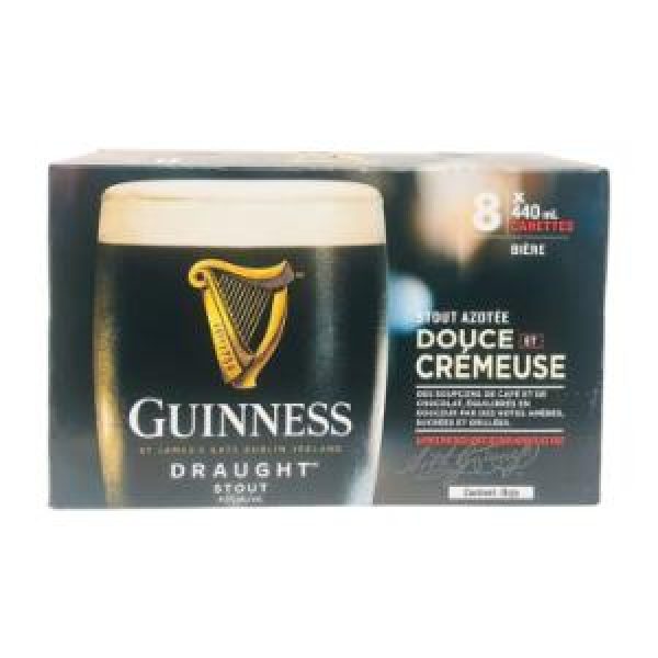 GUINNESS DRAUGHT 8 CANS