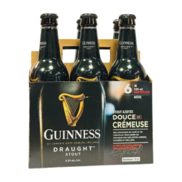 GUINNESS DRAUGHT 6 BOTTLES
