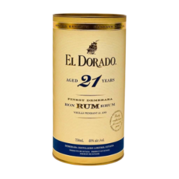 EL DORADO 21 YR. RUM 750 ML