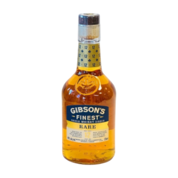 GIBSON'S FINEST RARE 12 YEARS 375 ML