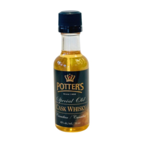 POTTERS SPECIAL OLD RYE WHISKY 50 ML