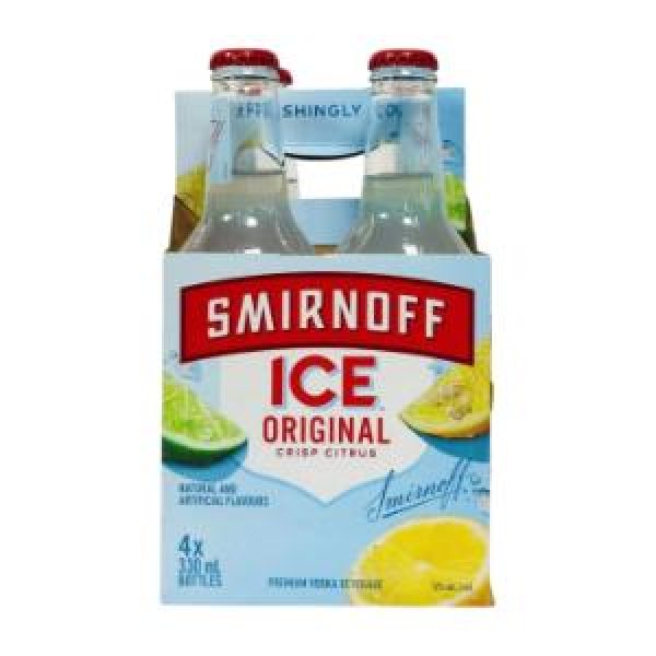SMIRNOFF ICE 4 BOTTLES