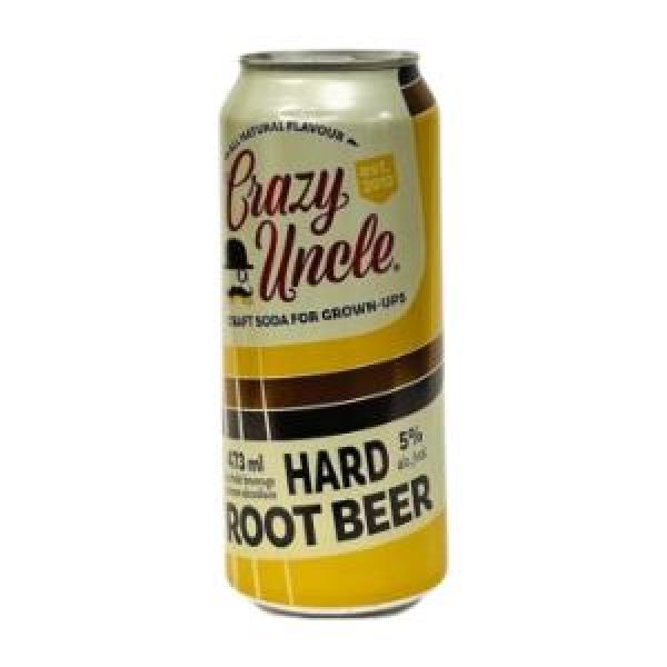 CRAZY UNCLE HARD ROOT BEER 473 ML