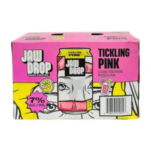 JAW DROP TICKLING PINK 6 CANS