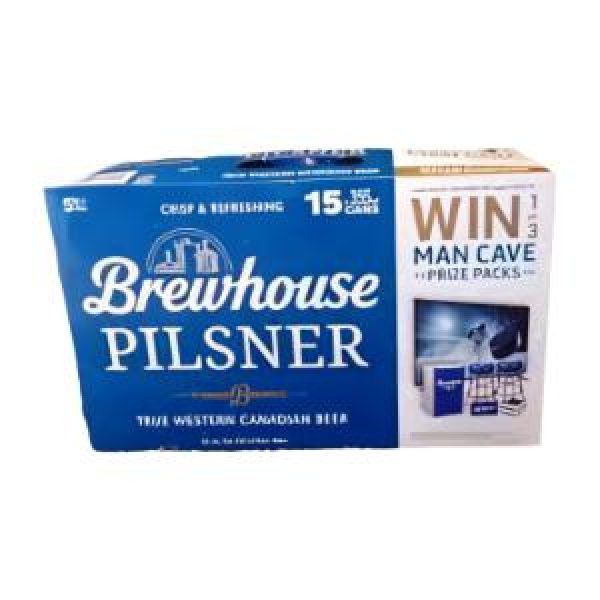 BREWHOUSE PILSNER 15 CANS