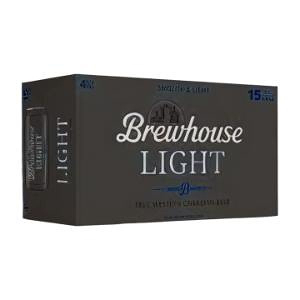BREWHOUSE LIGHT 15 CANS