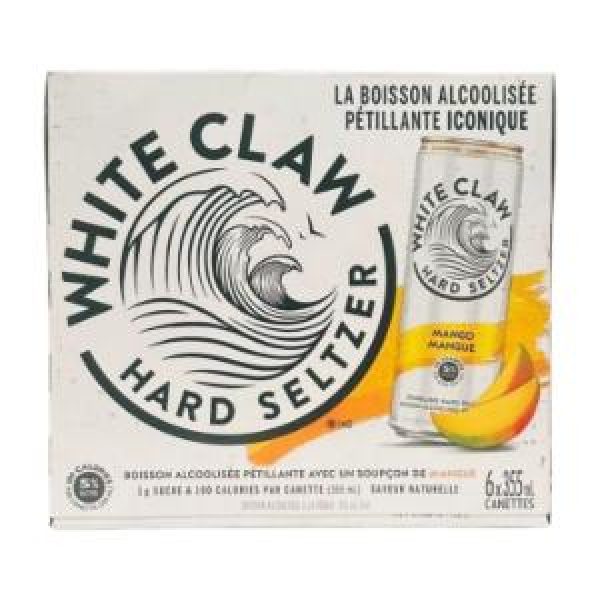 WHITE CLAW MANGO 6 CANS