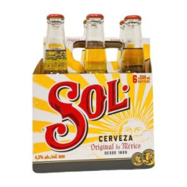 SOL CERVEZA 6 BOTTLES