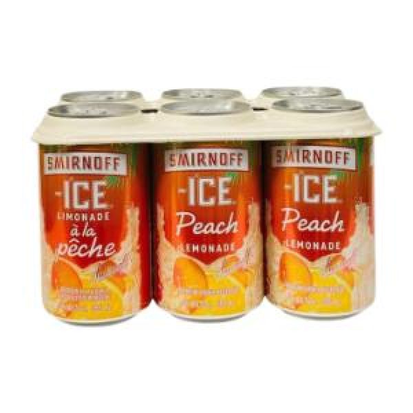 SMIRNOFF ICE PEACH LEMONADE 6 CANS