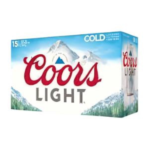 COORS LIGHT 15 CANS
