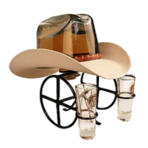 COWBOY HAT WITH STAND 1000 ML