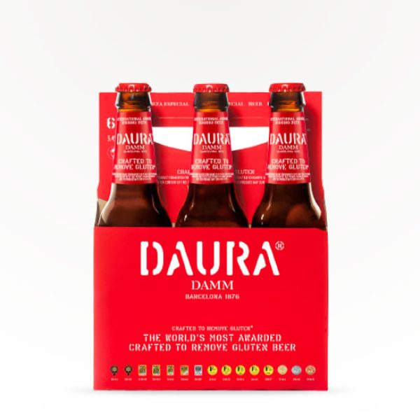 DAURA DAMM CRAFTED TO REMOVE GLUTEN 6 BOTTLES