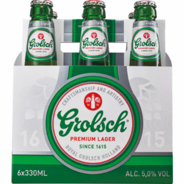 GROLSCH 6 BOTTLES