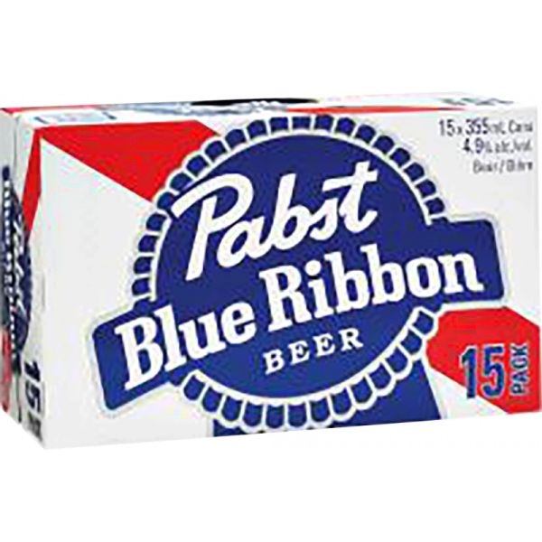 PABST BLUE RIBBON 15 CANS