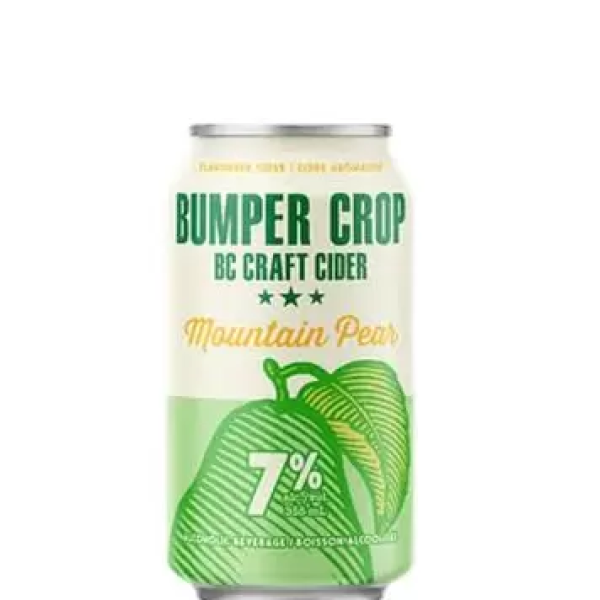 BUMPER CROP MOUNTAIN PEAR CIDER 6 CANS